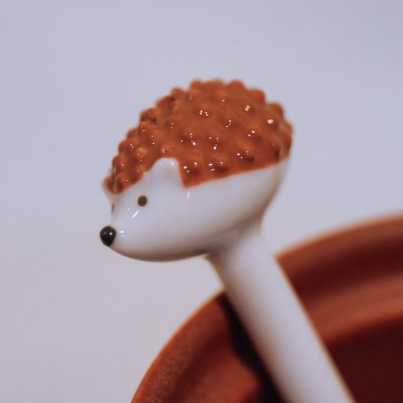 Starbucks Hedgehog in Pot Mug with stirrer - Picture 3 of 5